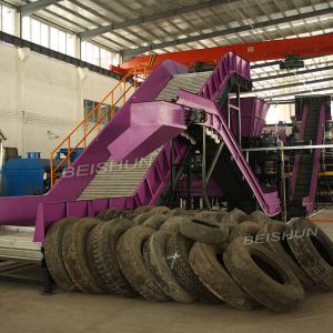 Quality Automatic Waste Tyre Recycling Machine SGS Rubber Recycling Machine wholesale