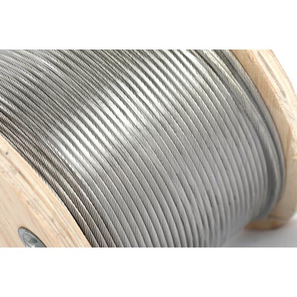 304 316 Stainless Steel Wire Rope Single Strand Rope / 6mm Stainless Steel Wire Rope