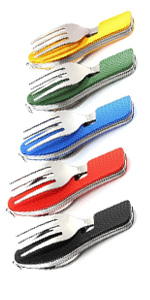 Camping Utensils Cutlery Set - 4 in 1