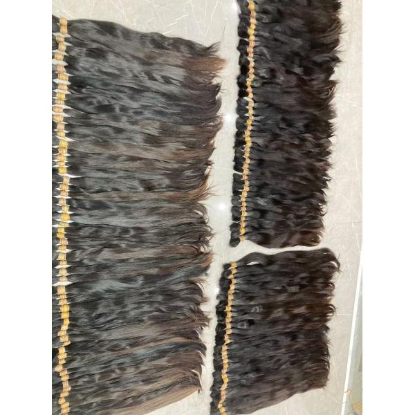 Seemless human hair invisible skin weft with hole butterfly weft with Russian hair
