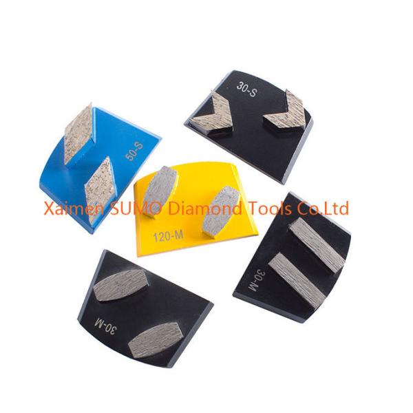 Single Rhombus Seg Concrete Grinding Tools Super bond Cement Grinding Disc