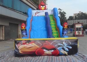 Quality Amazing Angry Bird Large Commercial Inflatable Slide With Digital Printing wholesale