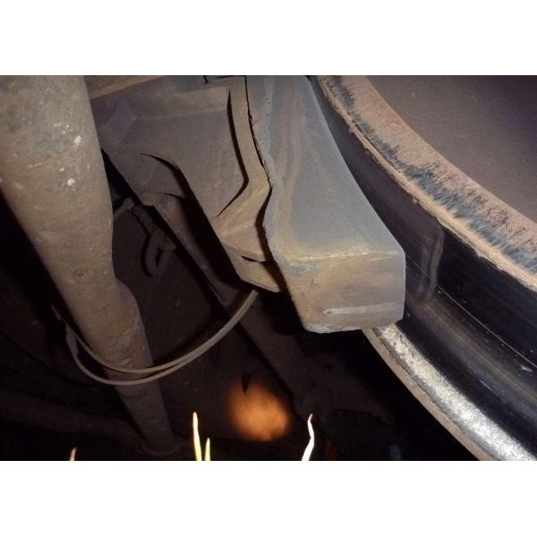 Cast Iron Color Rail Parts High Phosphorus Railway Brake Shoe