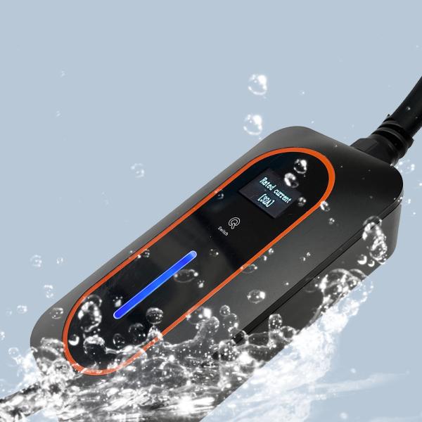 3.6KW 16A Type 2 EV Charger Portable Single Phase Electric Car Charger With LCD Screen