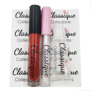 Quality Printing Custom Transparent Sticker Cosmetic Clear Labels For Lip Gloss wholesale