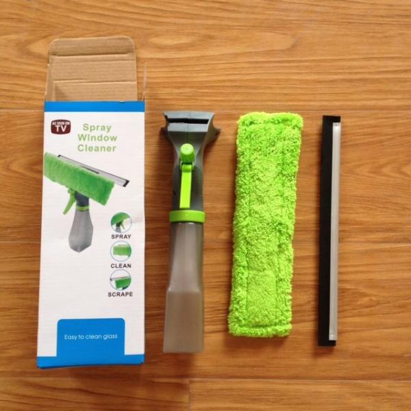 RED BLUE Kitchen Cleaning Tools Wet Dry Spray Window Cleaner ECO Friendly