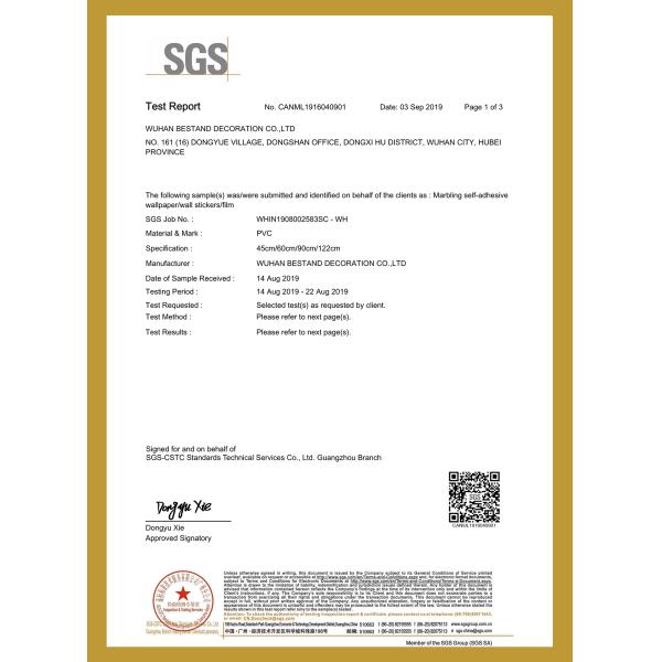 PVC Vinyl Peel And Stick Botanical Wallpaper 60cm Self Adhesive Wallpaper Flowers