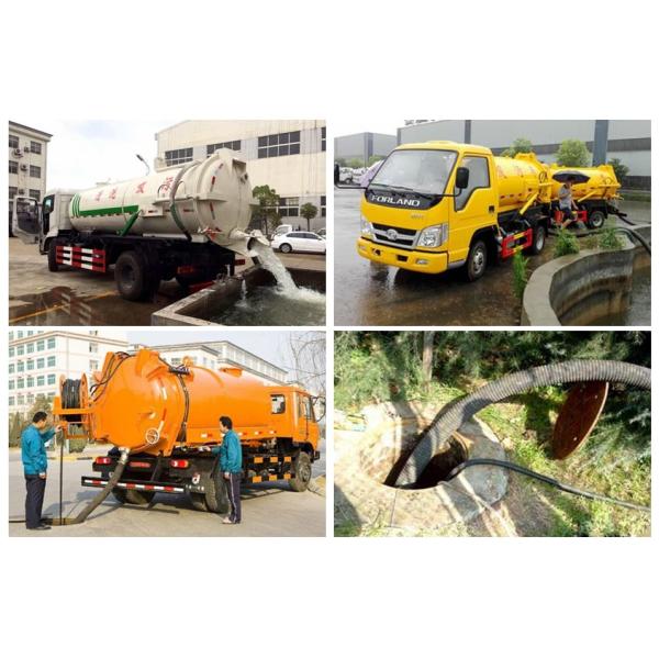 HOWO 4X4 Off Road Sewer Vacuum Truck 8m3