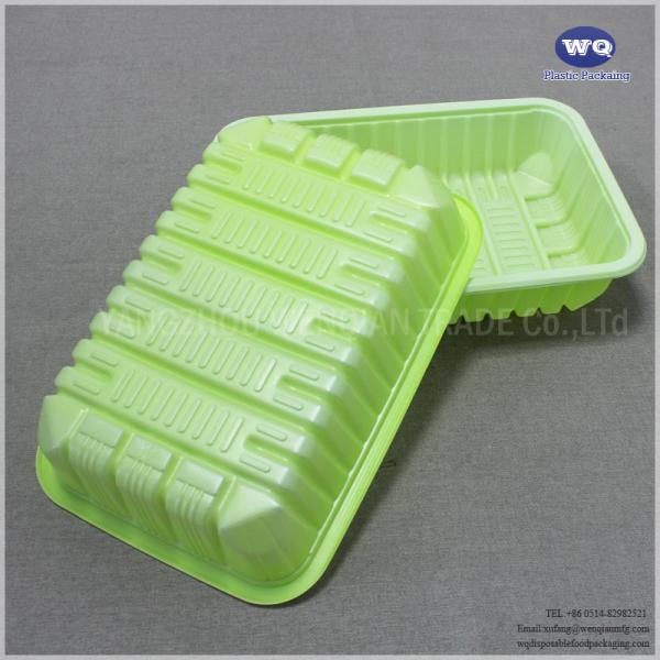Disposable Plastic Fruit And Vegetable Packing Tray,Reusable Food Containers meat plates,Microwave Catering Service Tray