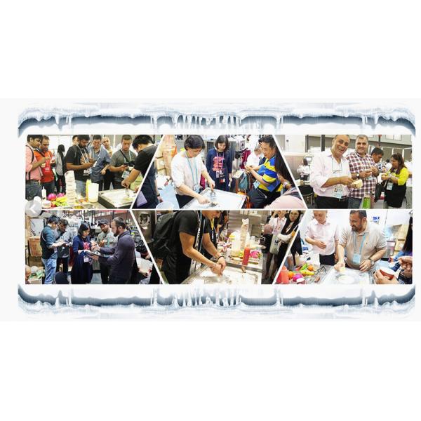 Thailand Mobile Food Cart with Frozen Yogurt Machine and Automatic Defrost Function