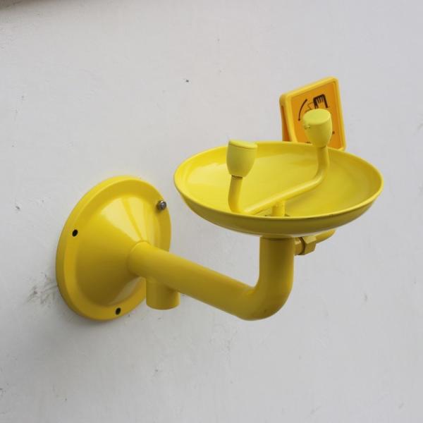 Stainless Steel eyewasher Wall Mounted Eyewash Station with ABS coating round bracket Safety Equipment