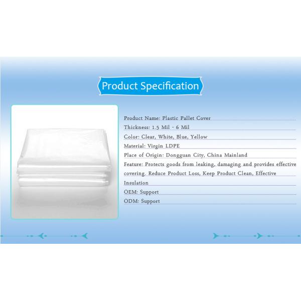 Reusable Plastic Pallet Cover For Moisture proof