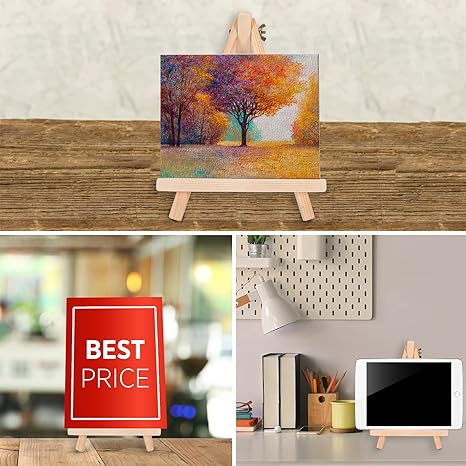 Customized Mini Tabletop Wooden Display Easel Stand Best Art Easels For Artists