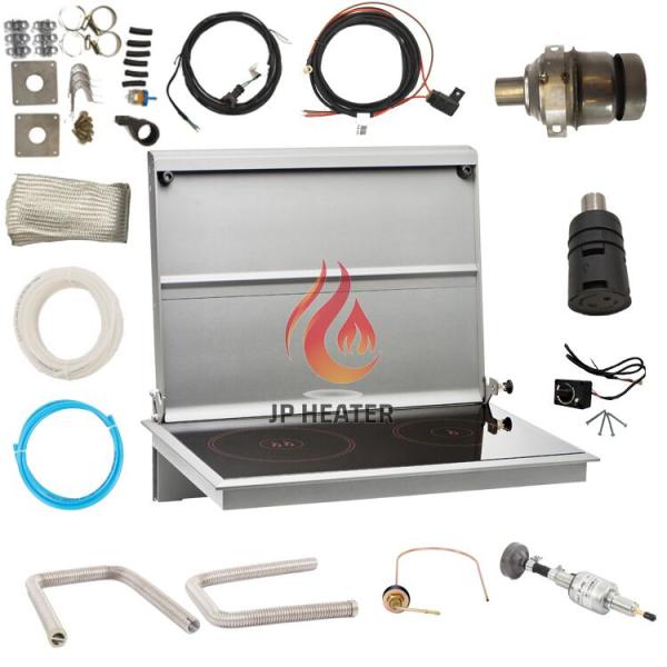 JP New 2.2kw Diesel Stove Cooker And Air Heater Combi Double Burners With Lid For Motorhome Caravan Boat similar to wallas support bluetooth control