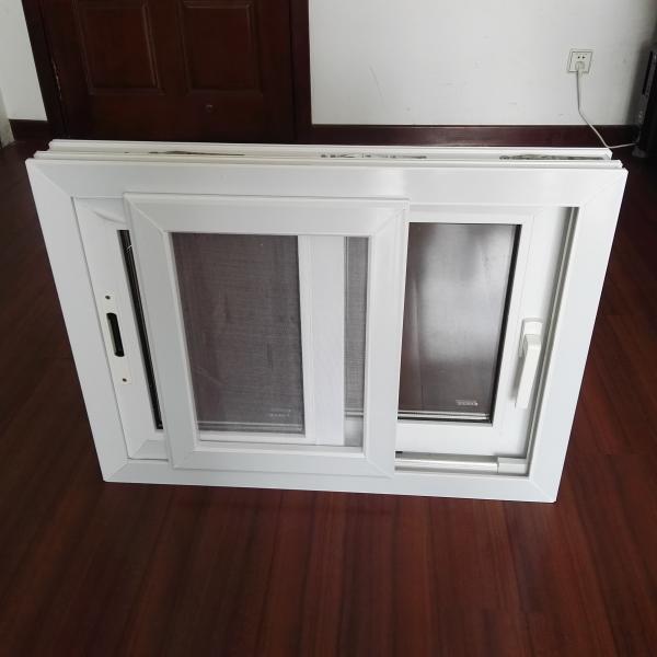 Hurricane Impact PVC Sliding Window With Mosquito Mesh Customized