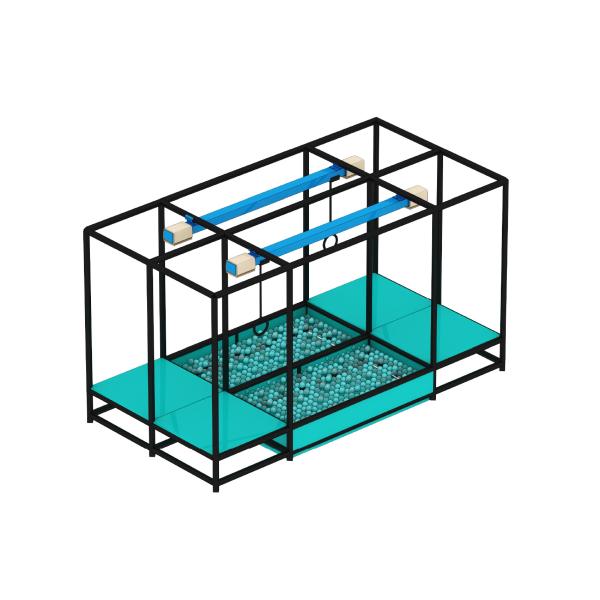 Junior Ninja Course Indoor Playground Equipment for Ages 5-12