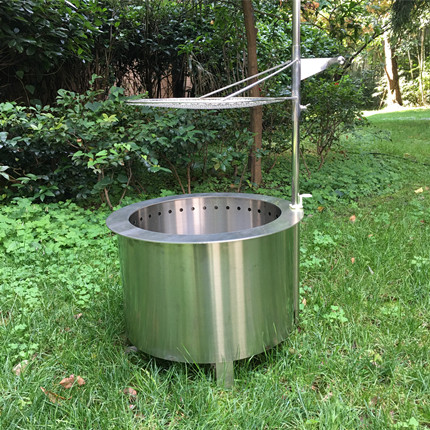 Firewood Portable Smokeless Stove 14 Inch 19.5 Inch Bonfire Pit Backyard