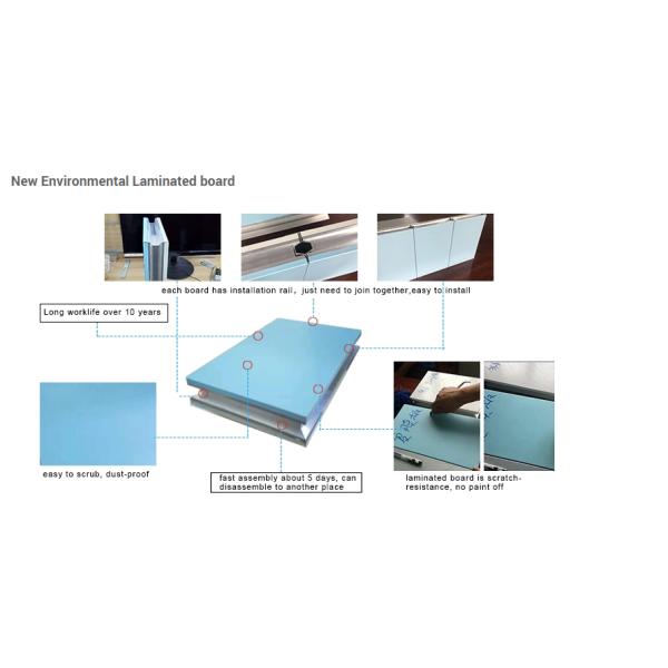 Hospital Stainless Steel Modular Wall Panel Quick Install Operating Theater