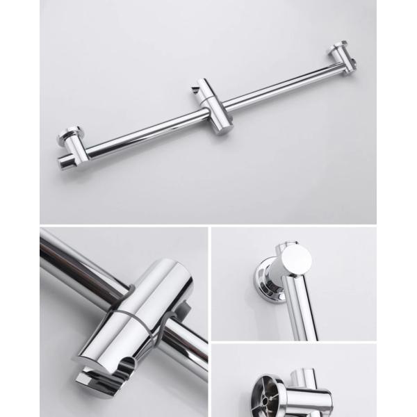 Stainless Chrome Shower Head Sliding Bar holder L740xW470xH310 mm
