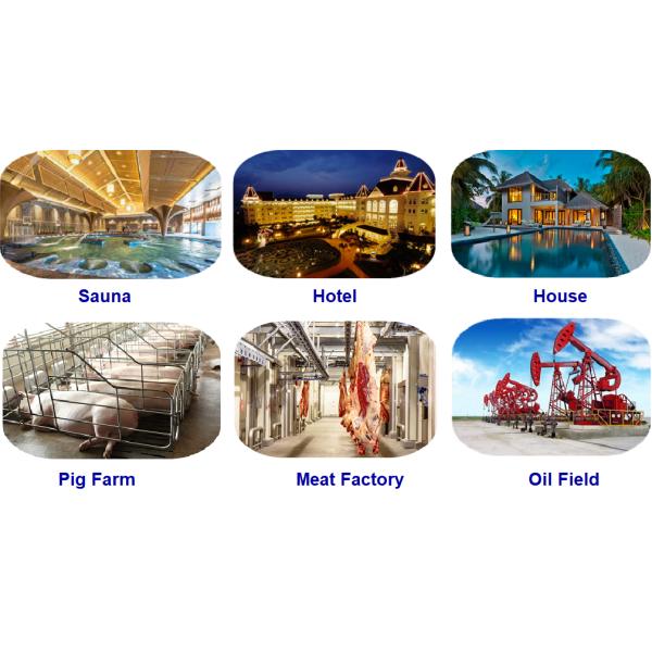 Black Color Natural Gas CHP , 60Hz 220V 180KW Natural Gas Cogeneration Speed 1800