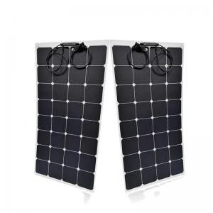 Quality 12V Solar Flexible Panels 110W Bendable Semi Flexible Monocrystalline Solar Panel wholesale