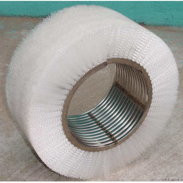 ID219*OD359mm Nylon Spiral Brush For Coating And Cleaning Bleaching Dyeing Printing Industries