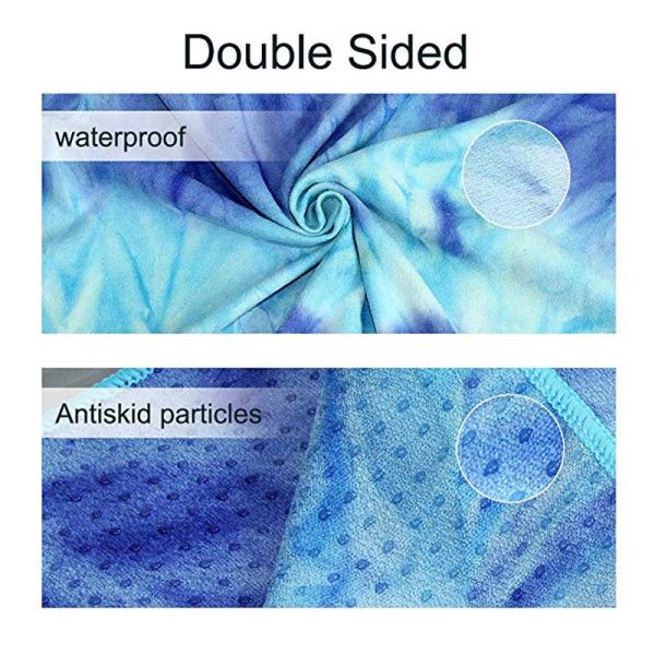 Tie Dye Microfiber Yoga Mat Cover Towel Yoga Towel For Hot Yoga Outdoor