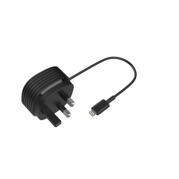 White Lightning CE 5V2.4A iPhone Charger UK Adapter