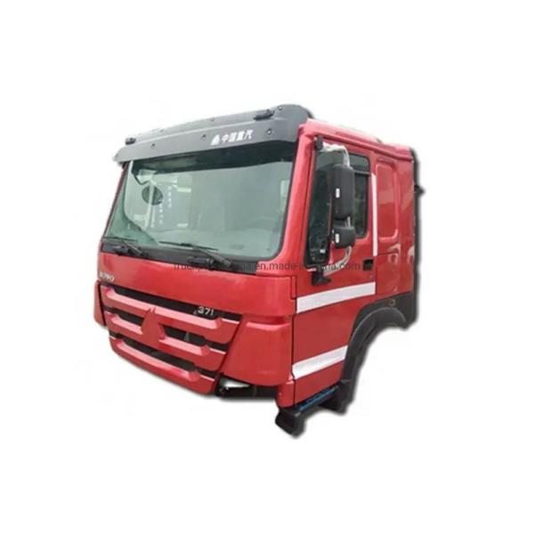 Hw76 Sinotruk HOWO Truck Red Cabin Spare Parts Dump Truck 250.00cm * 198.00cm * 235.00cm
