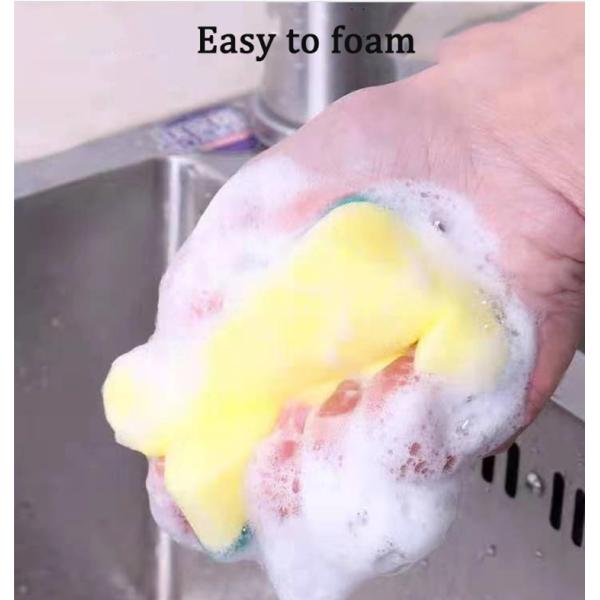 Eco Friendly Non Toxic Dish Sponge Compact For Tough Stains And Grease