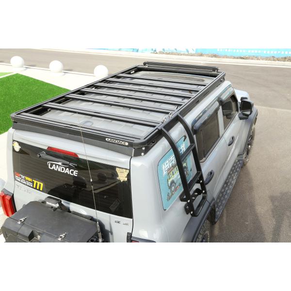 Electrophoresis Car Side Ladder Aluminum Alloy Roof Rack Side Ladder