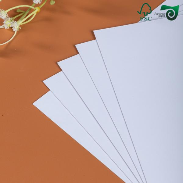 FSC 2 Side Coated Gloss Art Card Stock FSC 70lb High Whiteness C2S Art Board