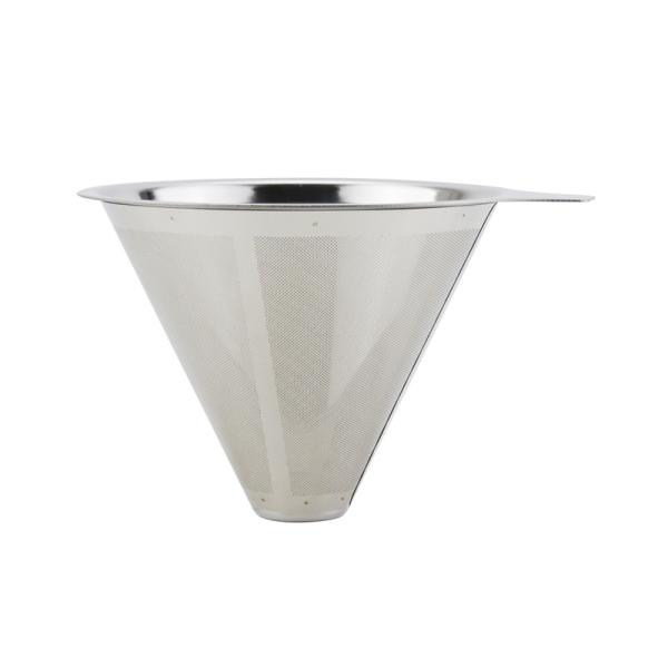 Travel Washable Light Pour Over Coffee Dripper With 304 Stainless Steel Mesh