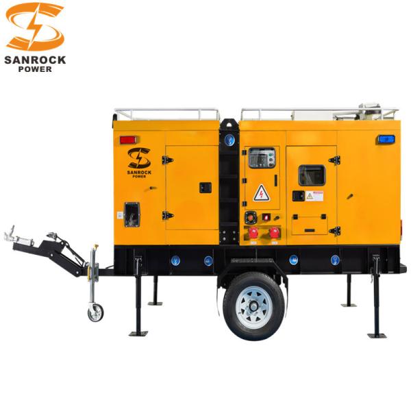 High Pressure Diesel Water Pump 50HZ Diesel Powered Water Pumps Portable Silent Pump