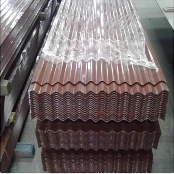 DX52D Waterproof Corrugated Steel Roofing Sheets Customized Multi Color For Roofing Building