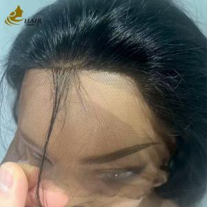 China Custom Dark Brown Lace Full Lace Human Hair Wig on sale