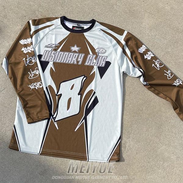 Custom Jersey Long Sleeve 100% Polyester Sport Wear Football Soccer Shirt Clothes Basketball Lightweight StreetwearJersey Men