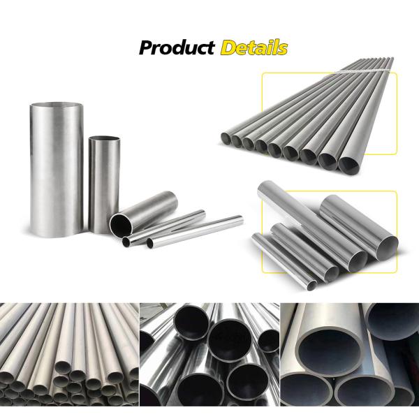 Zngl ASTM Round Square Ss 201 304 316 310S 309S 409 904 430 6061 Brushed Mirror Polished Seamless Welded Stainless Steel Tube Pipes Factory Direct Good Price