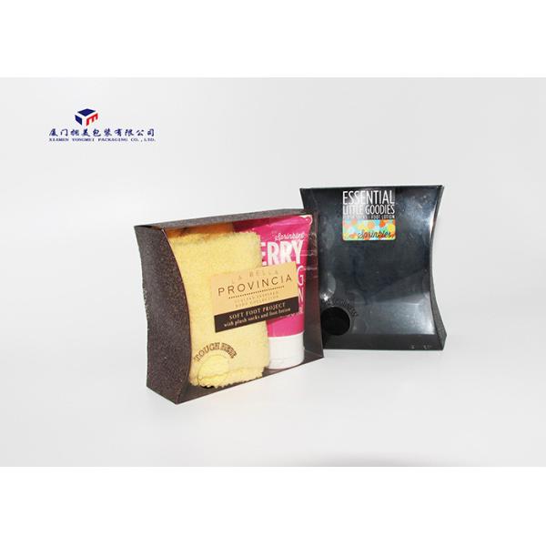 Custom Logo Printing Plastic Pillow Boxes Brown Color 7 - 10 Days Delivery Time