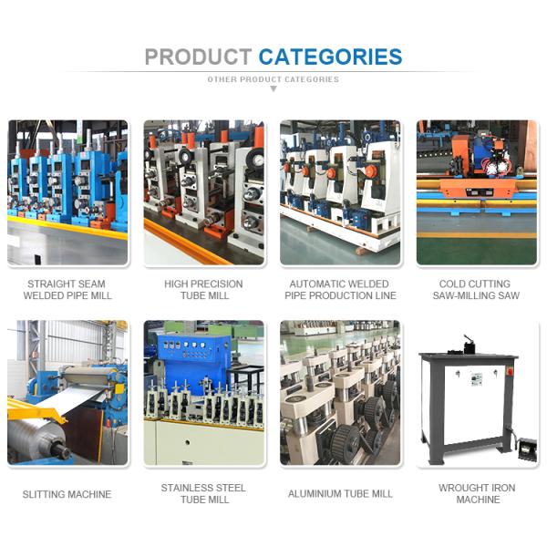 High Frequency Welded Pipe Mill for Carbon Steel Stainless Steel