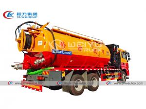 Quality Shacman Automatic Instant Swer Vacuum Tanker Truck 18cbm 18000liter For Septic Tanks wholesale
