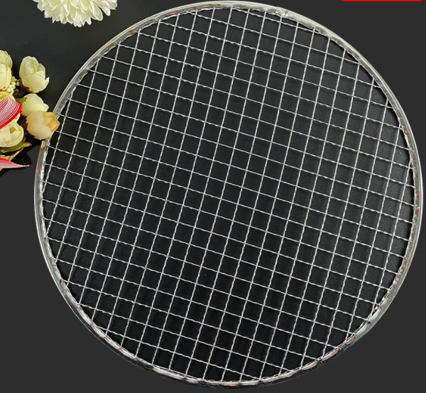 Carbon Baking Stainless Steel Cross Bbq Grill Wire Mesh For Outdoor Picnic