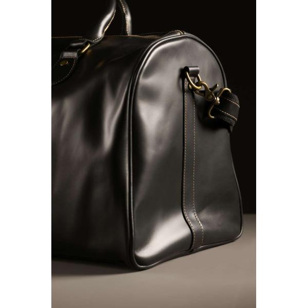 BLUE RUN BAG 02930 Genuine Leather Soft Light 6 Bottle Functional Wine Duffle Bag With Single Bottle Carrier Packaging