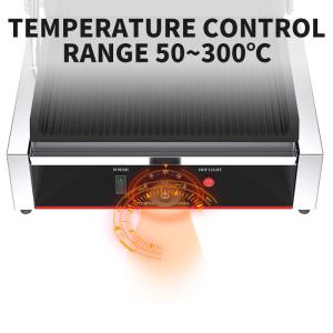 Commercial Kitchen Equipment Electric Contact Grill with Stainless Steel