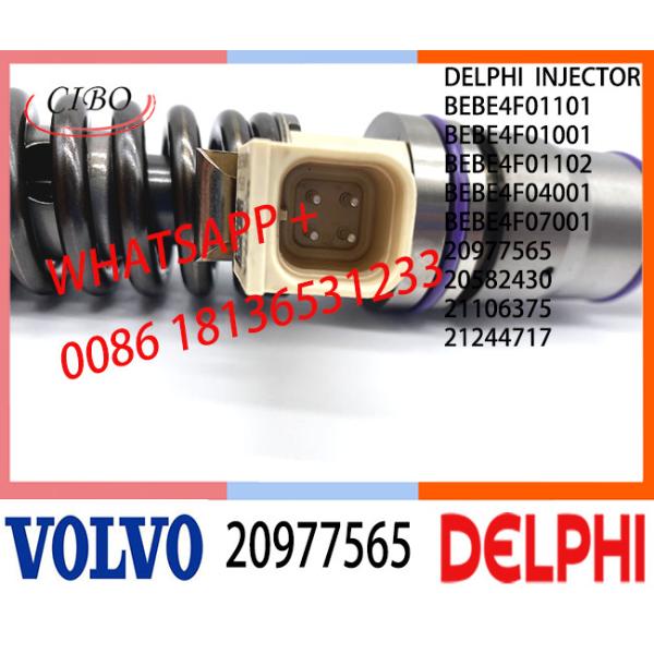 Fuel engine Diesel Injector BEBE4F07001 20977565 20582430 21106375 21106375 21244717 BEBE4F1101 E3.3 for VOL MD13 US07