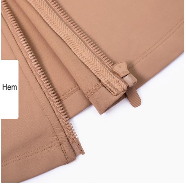 Full Zipper Horse Riding Tops With Thumb Hole Winter Fleece Equestrian Jacket