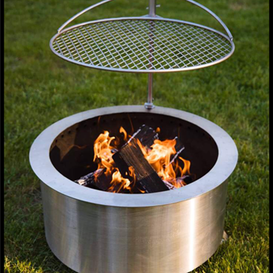 Firewood Portable Smokeless Stove 14 Inch 19.5 Inch Bonfire Pit Backyard