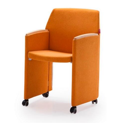 Luxury Folding Modern Classic Office Chair Robber Legs Commercial Furniture