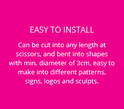 Personalized Flex Custom LED Neon Signs with 14 kinds optional color