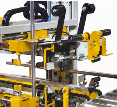 Side Sealing Automatic Case Packer 48/60mm OPP Tape Width High Speed Case Packer